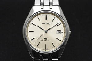 SEIKO Grand Seiko 95GS Ref:9587-8000 グランドセイコー シルバー文字盤 デイト クォーツ メンズ 腕時計 ■24715 