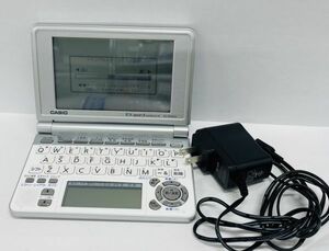 F220-H15-1232 CASIO カシオ EX-word DATAPLUS4 XD-SP9500 電子辞書 ホワイト 通電確認済み