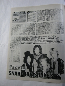 00 もう一度キャリアを始めようってことに SNAKE HIP SHAKES(ziggy)/毒にも薬にもならないようなものはやりたくない fanatic crisis ♯