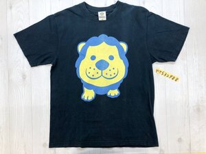 タカアンドトシ メンズ ライオンプリント 半袖Tシャツ M 紺