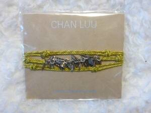 新品 Chan luu チャンルー コットンコード　ブレスレット ミサンガ　マスタード イエロー