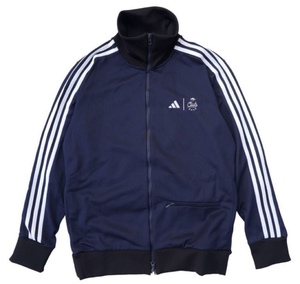 限定!!希少!!新品!!adidas×Clubhaus アディダス×クラブハウス コラボ サイズ XL 上着 ジャージ 長袖 紺色 ネイビー