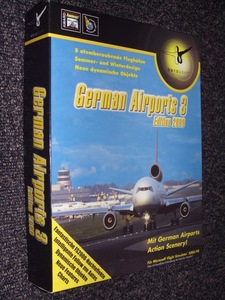 リアルな高精細◆German Airports 3 Edition 2000 / aerosoft◆MS Flight Simulator2000アドオンnear mint