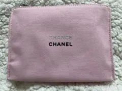 CHANEL シャネル ポーチ チャンス ピンク キャンバス