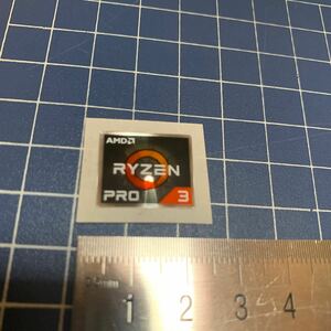 AMD RYZEN PRO3 パソコンシール ステッカー @3993