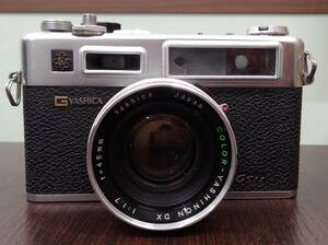 【10023S】1円出品 ヤシカ YASHICA / ELECTRO 35 GSN / COLOR-YASHINON DX 1:1.7 F=45mm / 動作未確認 ジャンク 中古 現状品 2点まで同梱可