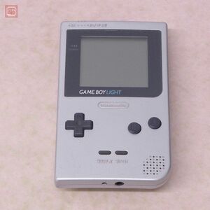 動作品 GB ゲームボーイライト 本体のみ MGB-101 シルバー Silver GAME BOY LIGHT ニンテンドー 任天堂 Nintendo【10