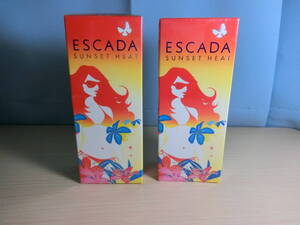 【送料無料】エスカーダ サンセットヒート 未開封 オードトワレ 30ml 2本 香水 ESCADA SUNSET HEAT EAU DE TOILETTE EDT FRAGRANCE