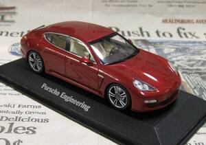 ★激レア絶版*世界30台*Minichamps*1/43*Porsche Panamera 2009 レッドメタリック*Porsche Engineering