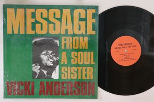 米LP Vicki Anderson Message From A Soul Sister FF1028 FAMOUS FLAME /00260