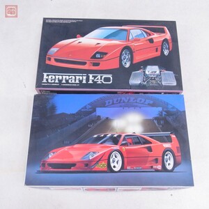 現状品 未組立 フジミ 1/24 フェラーリ F40/F40 LM 計2点セット 説明書欠品【20