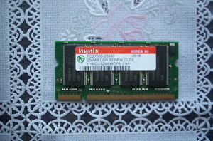 Hyni～HYMD232M646DP6-J～DDR400～メモリ256MB～CL2.5