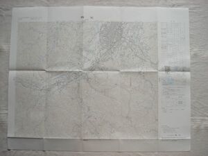 【地図】 秩父 1：25,000 昭和56年発行/ 埼玉 西部秩父線 秩父鉄道 武甲山石灰岩地特殊植物群落 川浦渓谷 飯盛山 国土地理院