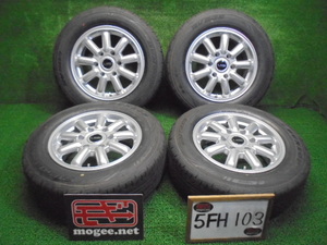 5FH103 F7)) 送料無料 バリ山 イボ付 2022〜2023年製 215/65R16C 109/107L ダンロップ RV503 夏タイヤ+アルミホイール4本セット ハイエース