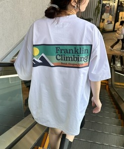 「Franklin Climbing」 半袖Tシャツ MEDIUM ホワイト メンズ