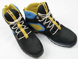 ●TimberLandティンバーランドユーロ ハイカーブーツWATERPROOF MID HIKER(A2AME,ブラックヌバック/イエロー,11W(29.0))新品