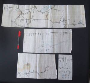 鉄道路線図？明治期？　東海道本線　山陽線　N-１４