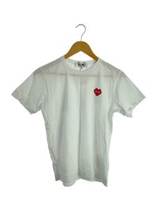 PLAY COMME des GARCONS◆Tシャツ/L/コットン/WHT/AZ-T321