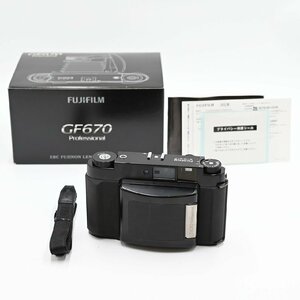 FUJIFILM フィルムカメラ GF670 Professional ブラック フィルムカメラ