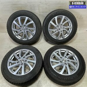 フリード 5穴車 等 ラ・ストラーダ 6-15+53 5H114.3 2021年製 ミシュラン X-ICE SNOW 185/65R15 15インチ スタッドレス 4本セット 009k