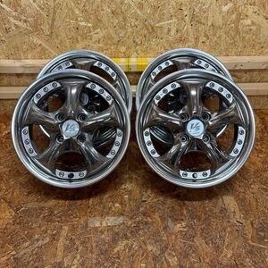 希少☆WORK☆VS-KF☆軽サイズ☆14×5J+45☆100/4穴☆深リム☆ワゴンR　タント　N-BOX　JDM