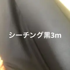 シーチング黒3m