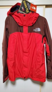 使用品正規品タグ付属THE NORTHFACEザノースフェイスMOUNTAIN JACKETマウンテンジャケットNP15105TR TNFレッド XLゴアテックスGORE-TEX PRO