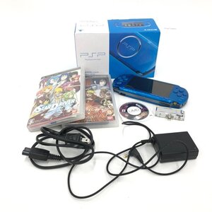 SONY ソニー PSP 本体 PSP-3000 付属品 ソフト まとめ 箱付き【DAAH4040】