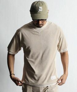 The DUFFER of ST.GEORGE PIGMENT PILE TEE：顔料染め パイルTシャツ　S