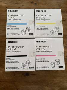 ★ 未使用品　★ FUJIFILM／富士フィルム　純正　トナーカートリッジ　未開封２点　１本使用２点　セット　★