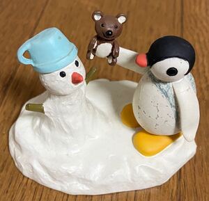 PINGU ピングー　ピンガ　雪だるま　希少　レジン マスコット フィギュア 置物　