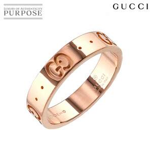 グッチ GUCCI アイコン #9 リング K18 PG ピンクゴールド 750 指輪 Icon Ring 90227612