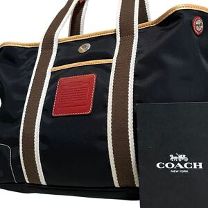 1円～【入手困難品】定価10万円 コーチ COACH トートバッグ ビジネスバッグ ブリーフケース 2way レザー メンズ レディース ブラック 黒 