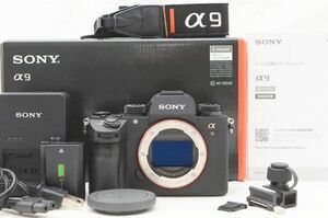 ☆極上美品☆ Sony ソニー α9 ボディ ILCE-9 元箱 付属品 Shot数 僅か 2,750枚前後！ ♯24052501