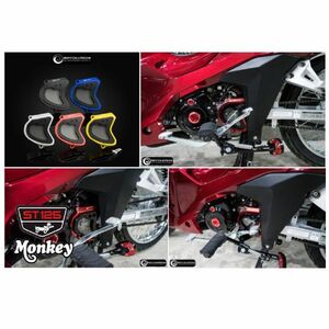 DAX125 MONKY125 スプロケカバー トランスパレント フロントスプロケ　スプロケットカバー ダックス125 ST125 JB04 モンキー125 ( JB03 )