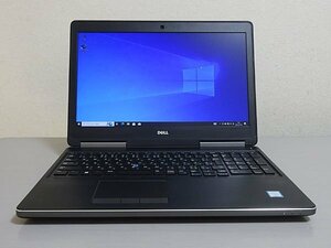 DELL Precision 7520 Core i7 7820HQ 2.90GHz/16GB/SSD 128GB+HDD 500GB WLAN Bluetooth フルHD Webカメラ NVIDIA Quadro M1200搭載 Win10