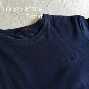 【SALE】LOUIS VUITTON ルイヴィトン Tシャツ コットン 半袖Tシャツ トップス ワンポイント ロゴ