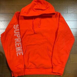 美中古 supreme Pullover パーカー L ORANGE オレンジ BOX TNF パウエル AW FW 18 SS 24 KATE NIKE JORDAN SMALL MOSS stussy VANSON