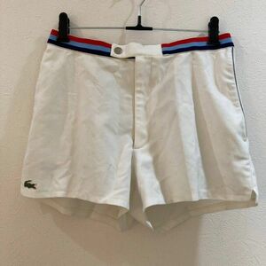 vintage◆ラコステ CHEMISE◆LACOSTE/ラコステ ショートパンツ スコート ホワイト 白 レディース ON3312