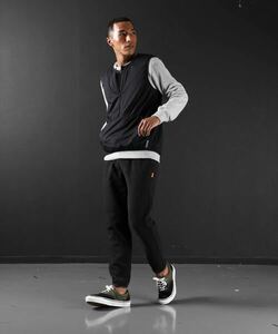 The DUFFER of ST.GEORGE FLEECE BONDING JOGGER PANTS：フリース ジョガーパンツ 黒 ブラック 2021AW 21aw サイズM 定価13,200円