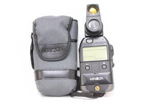 【返品保証】 ミノルタ Minolta Flash Meter V ソフトケース付き 露出計 v7913