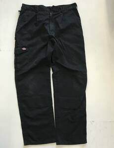 《 H 860》Dickies ディッキーズ ペインターパンツ ワークパンツ アウトドア レジャー 36 黒 1円スタート アメリカ古着 古着卸