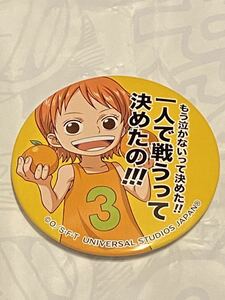 ONE PIECE ワンピース★ 麦わらストア　ジャンプ　ユニバ　USJ 缶バッジ　ナミ　幼少期