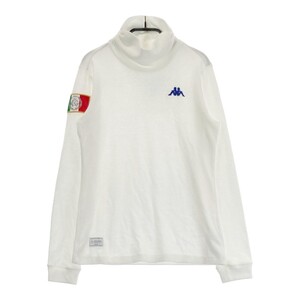 KAPPA GOLF カッパゴルフ ハイネック 長袖Tシャツ ホワイト系 L [240101174387] ゴルフウェア レディース