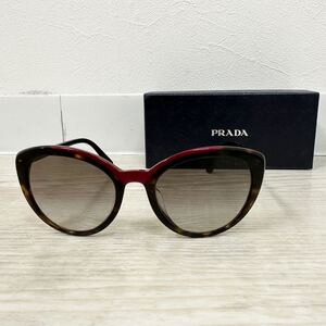 良品 PRADA プラダ キャットアイ サングラス CAT EYE SUNGLASS SPR 02V-F 54□20 320-0A7 145 2N MADE IN ITALY イタリア製 612