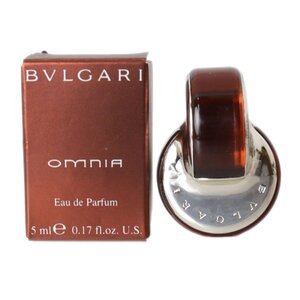 【中古】 BVLGARI ブルガリ OMNIA オムニア 香水 ミニボトル EDP オーデパルファム 5ml NT Bランク