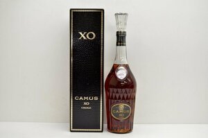 【rmm1】1円～ 未開栓　CAMUS カミュ XO ロングネック コニャック ブランデー 700ml 古酒　＊同梱不可