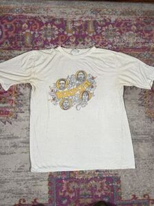 Vintage 80s The Beatles Lonely Hearts Club Shirt Size XL White 海外 即決