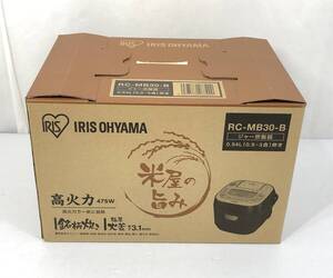 ■アイリスオーヤマ ジャー炊飯器 RC-MB30-B 3合炊き 2017年製【未使用品】銘柄炊き 極厚火釜 高火力 IRIS OHYAMA 家電