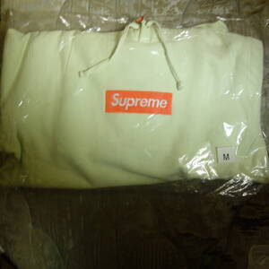 即決 supreme 17aw box logo hooded lime M 新品未使用